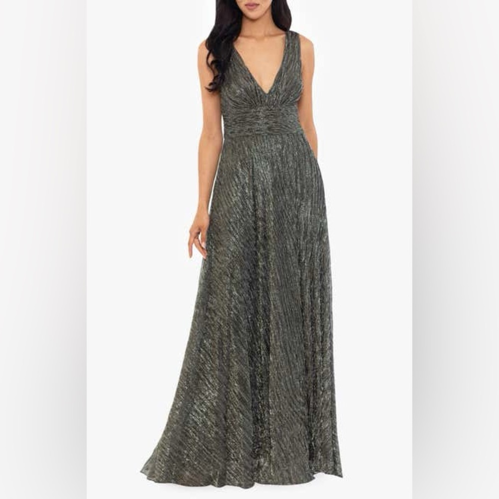 Betsy & Adam Metallic Gown